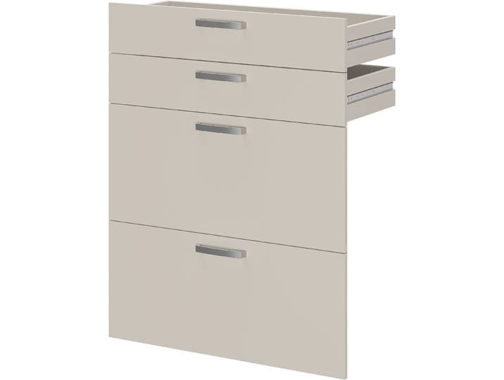 Schubkasteneinsatz FMD Calvia 14 , beige (cashmere), B:84cm H:106cm T:34,5cm, Holzwerkstoff, Schubladen, Schubladenelement für zusätzlichen Stauraum im Calvi-System