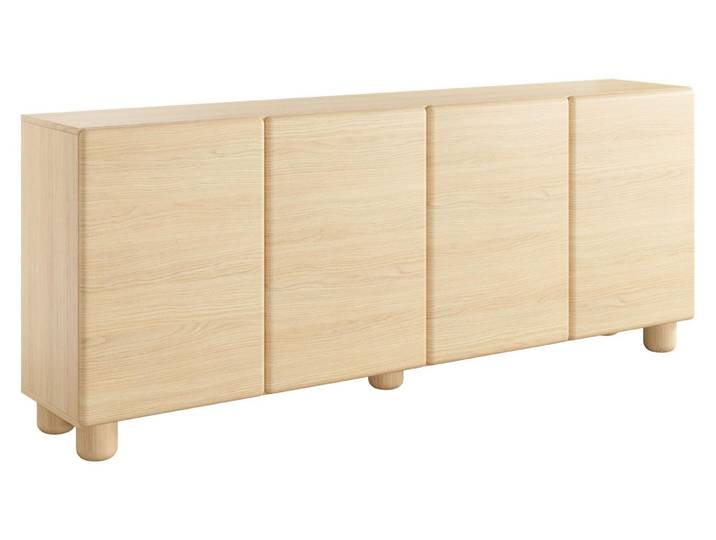 Selsey Lomo - Buffet\, aspect bois d'érable\, 199 cm