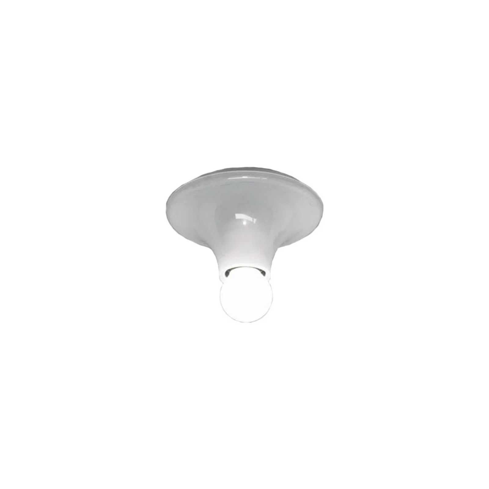 Artemide Tetin Plafondlamp en Wandlamp - Transparant - Rond - Kunststof
