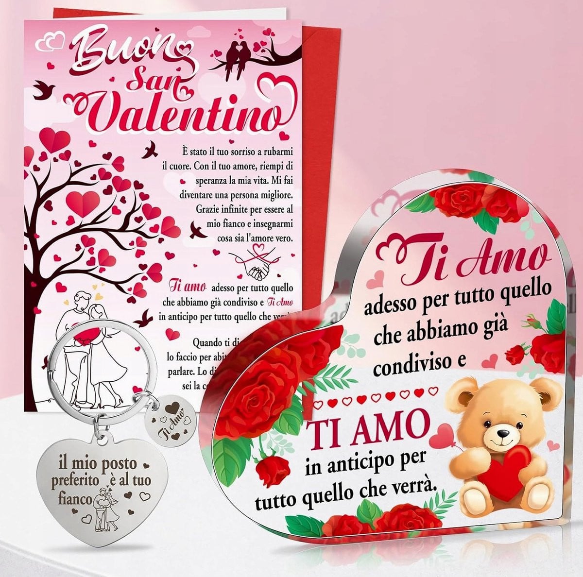 Romantische Acryl Harde Decoratie voor Valentijnsdag