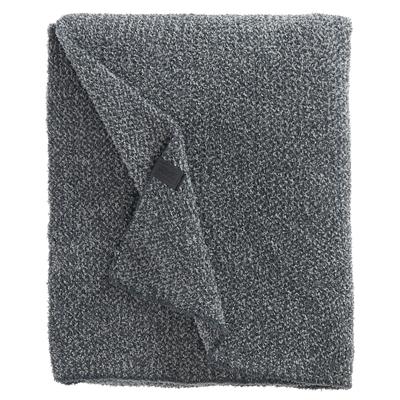 Wohndecke "Vivid", anthrazit, B:130cm L:170cm, Kunstfaser, SCHÖNER WOHNEN-KOLLEKTION, Wohndecken, Wohndecke, aus kuschelweichem Polyesterstrick