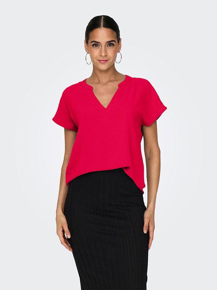 JDY Bluse in Rot - 38