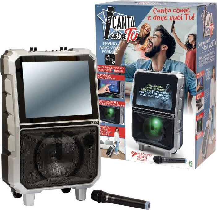 Giochi Preziosi Ctc06000 Canta Tu Karaoke Trolley Con Microfono Wireless Potenza 40w - Ctc06000