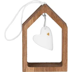 Räder Weihnachtsanhänger Herz, Holz