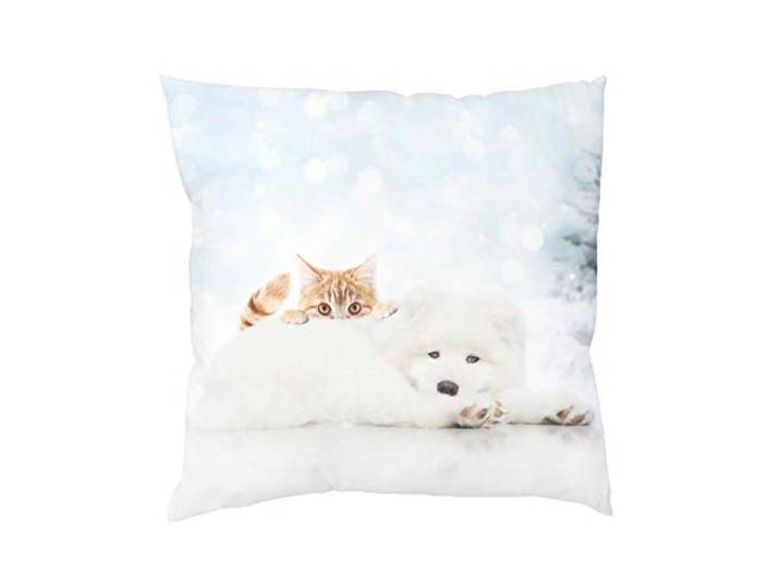 Home WOHNIDEEN Kissenhülle 66141 Harmony, 40 x 40 cm, Farbe: Natur