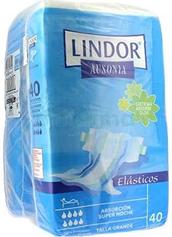 Lindor Pañal Elástico Supnoche Talla XL 80uds