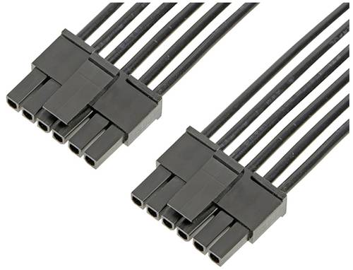 Molex Buchsengehäuse-Kabel Polzahl Gesamt 6 2147501063