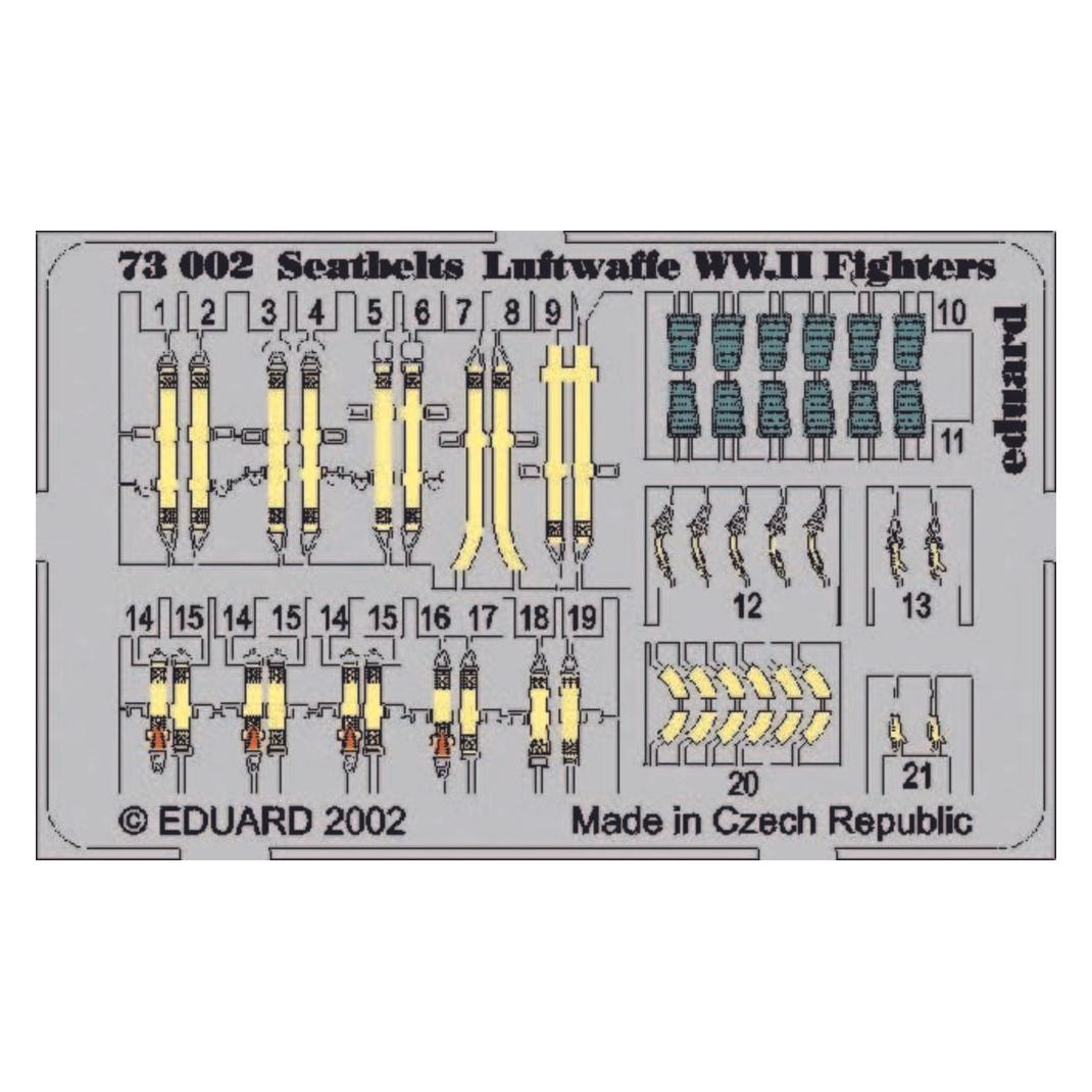 Eduard Seatbelts Luftwaffe WW.II Fighters (73002)