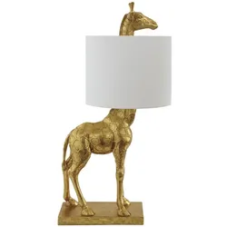 Bloomingville Tischlampe Silas, Ø 28 cm, 35 x 70 cm, gold