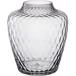 Leonardo Vase Giulia 21,5 cm Glas Grau