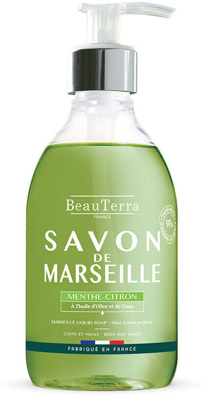 BeauTerra Marseille Soap Mint-Lemon 300 ml