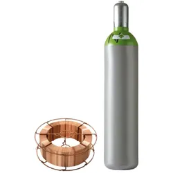 ELMAG STAHL-SET-Mischgas-20lt.-SG2/G3Si 1-1,0mm/15kg - 00286
