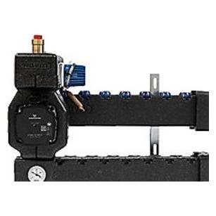 Wavin Midishunt 6 Kreislauf, isoliert, mit Grundfos UPM3Hybrid 15-70 Pumpe (+3087120)