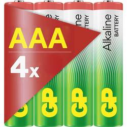 GP AAA Batterie GP Alkaline 1,5V 4 Stück Micro (AAA)-Batterie 1.5 V 4 St. GPALK24A763C4