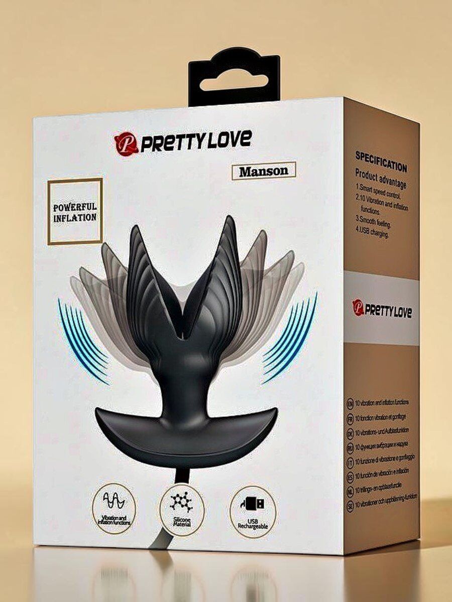 Pretty Love Plug anal gonflable Manson
