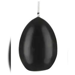 Kopschitz Kerzen Eierkerzen Schwarz 60 x 45 mm, Inhalt 30 Stück