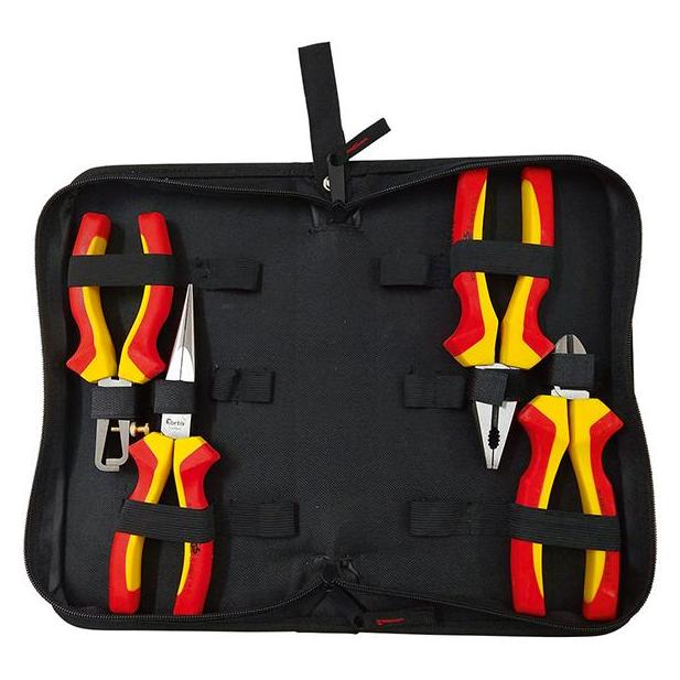 Fortis Zangen Set VDE 4 Teile in Nylontasche (4317784728454)