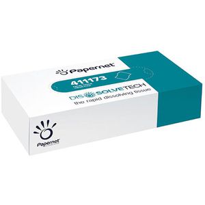 Papernet Kosmetiktücher Dissolve Tech 411173, 2-lagig, Tissue, hochweiß, 100 Tücher