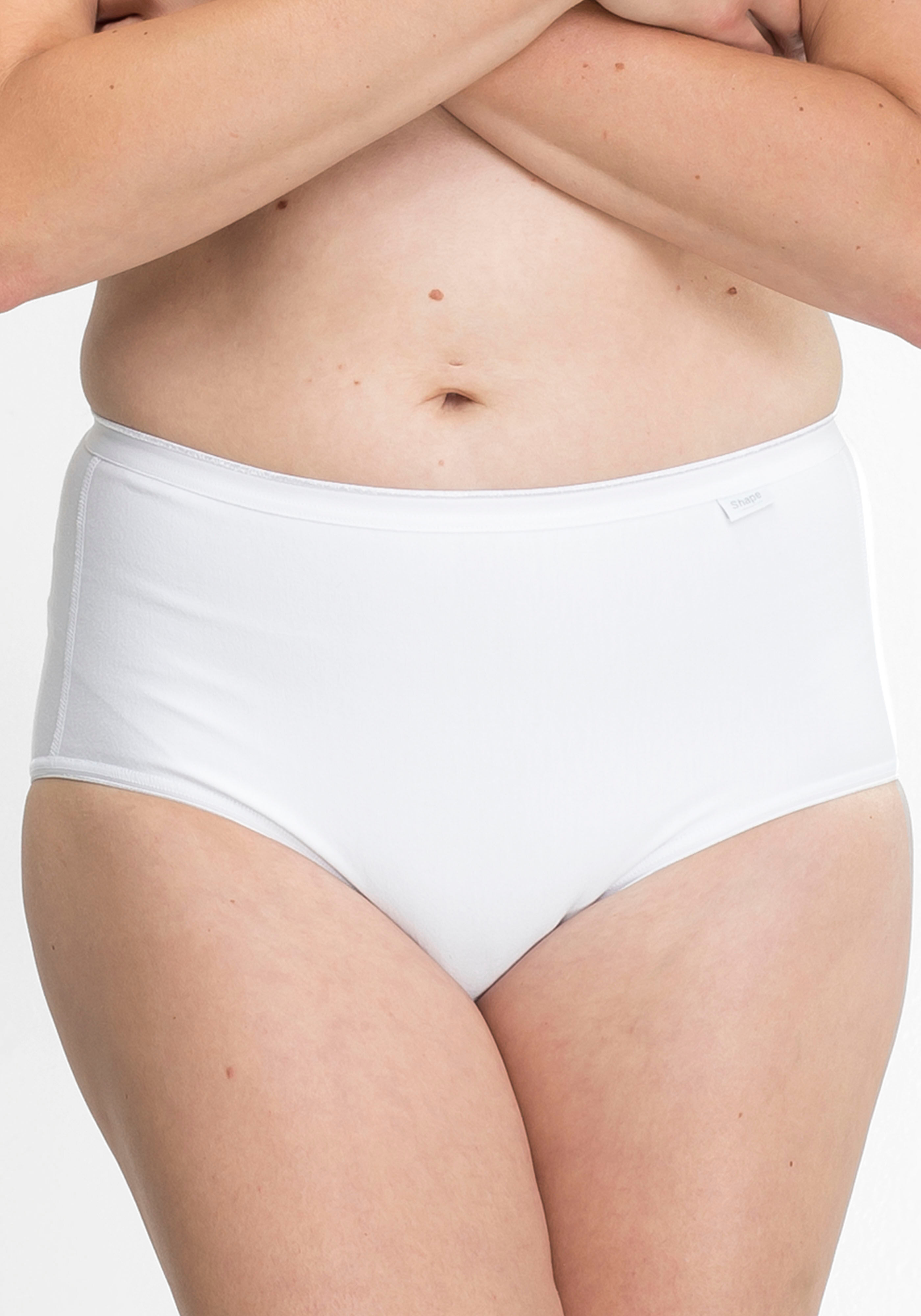Formslip SPEIDEL "Shape", Damen, Gr. 48, weiß, Obermaterial: 92% Baumwolle, 8% Elasthan, unifarben, Unterhosen Formslip, bequem, elastisch, figurbetonend, basic, Baumwollmix