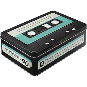 Nostalgic-Art Vorratsdose Retro Cassette, aus Metall, 2,5 Liter, mit Motiv