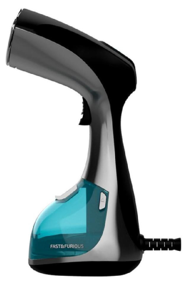 Cecotec Fast&Furious 4050 X-Treme draadloze stoomborstel - Zwart, grijs en turquoise - 0,265 liter