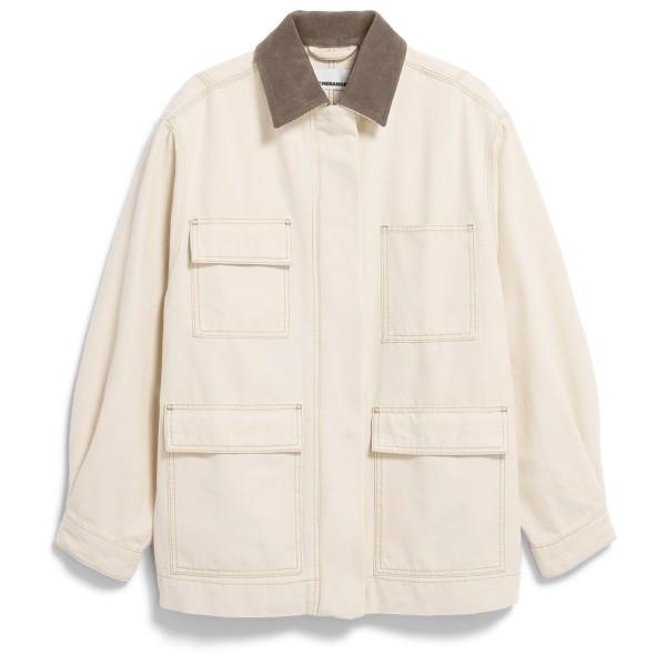 ARMEDANGELS - Women's Workwear Canvas Jacket - Freizeitjacke Gr L weiß/beige