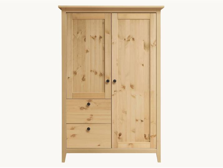 Highboard Tusa - Variante 03 - weiß-gewachst