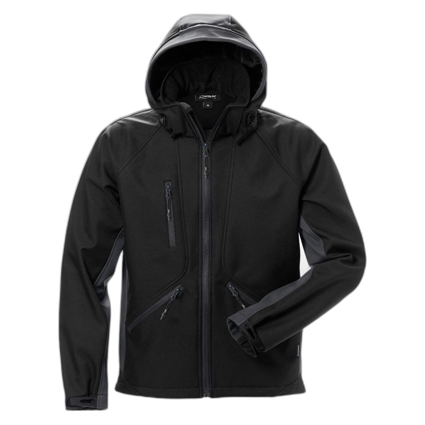 Fristads Jacke Softshell 1414 SHI, schwarz/grau, Grösse XXL (XXL) (124149-996-2XL)