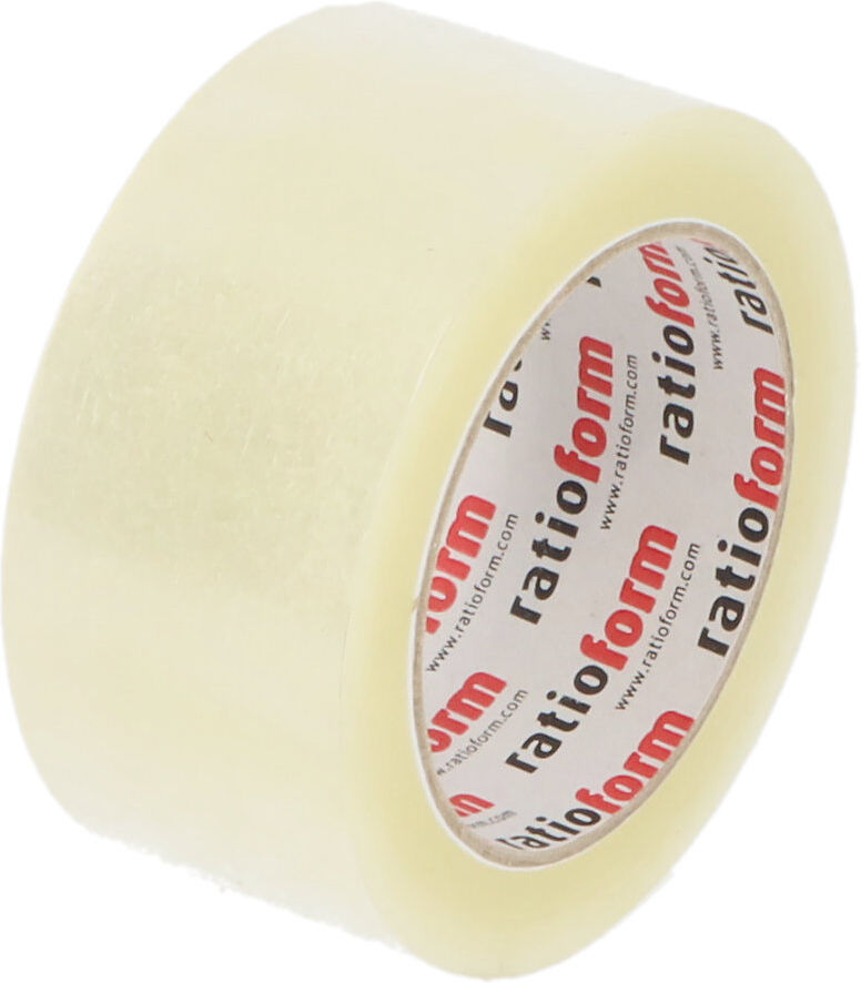 PP-Packband ratioTape, Länge 66 m, VE 6 Rollen, transparent, Bandbreite 50 mm ratioform