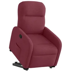 vidaXL Relaxsessel mit Aufstehhilfe Weinrot Stoff