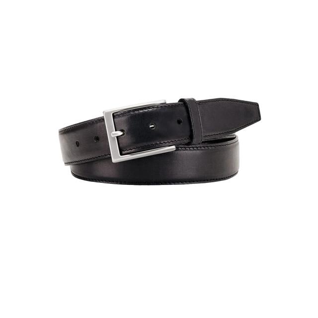 Michaelis Black leather belt