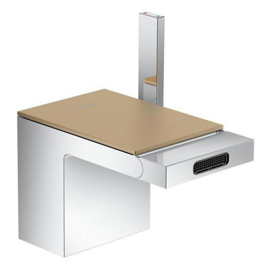 hansgrohe Platte 150 AXOR MYEDITION brushed bronze (47905140)