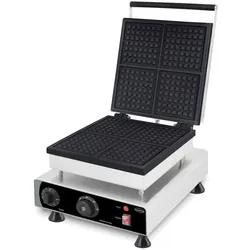 Combisteek Waffeleisen für Quadratische Waffeln - 4 Stück, Edelstahl, 230 V