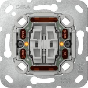 Gira Lichtschalter 311500, Unterputz 2-fach, Kontrolllicht, Serienschalter