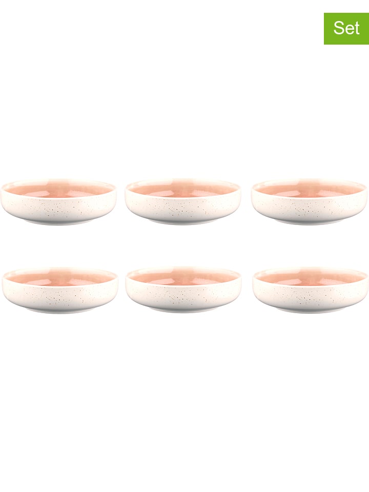 Björn 6er-Set: Frühstücksschalen "Oxygen" in Rosa - Ø 22 cm - onesize