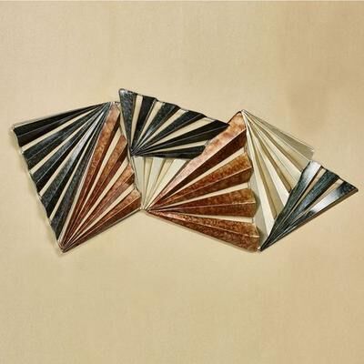 Touch of Class Convergence Abstract Wall Art Multi Metallic , Multi Metallic