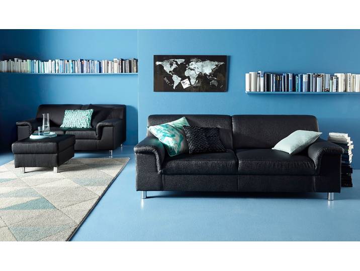 2,5-Sitzer HOME AFFAIRE Jamie zeitlos elegant, klares Design, komfortabel , schwarz, B:190cm H:72cm T:80cm, Sofas, 2 5-Sitzer