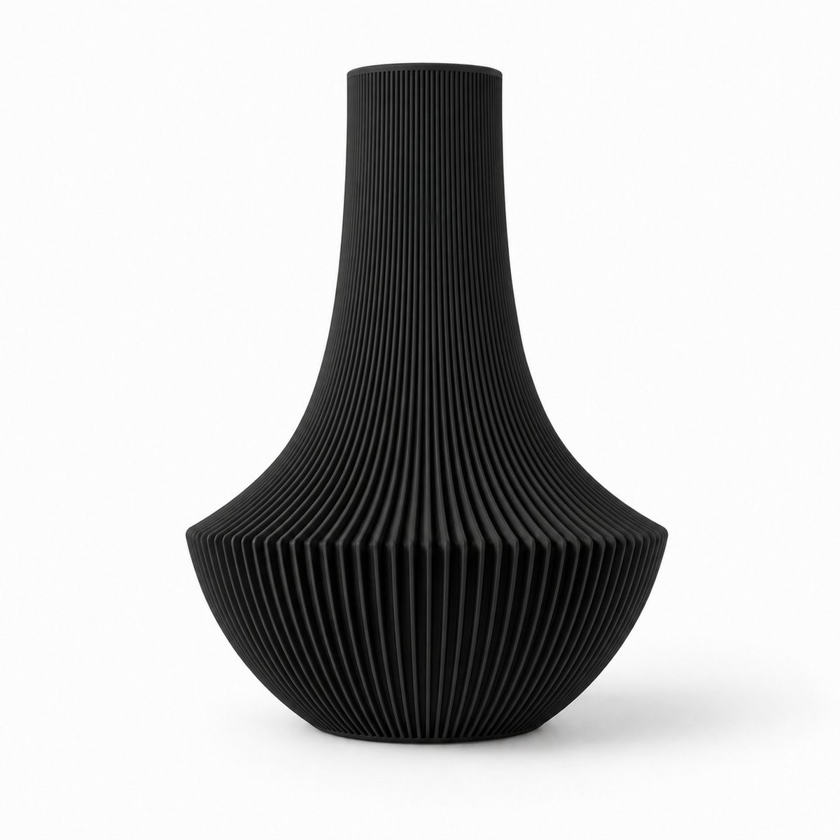 Geribbelde decoratieve vaas van 3Dbelgie