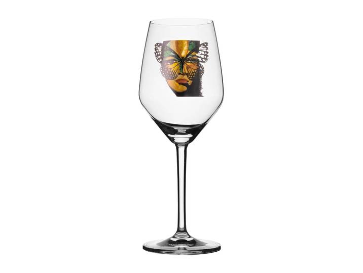 Carolina Gynning Verre à vin rosé Golden Butterfly 40 cl Clear