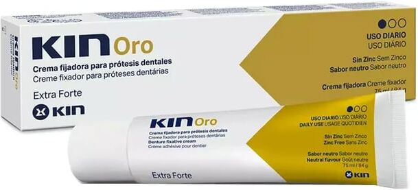 Kin Oro Creme Fixador Para Próteses Dentárias 75 ml