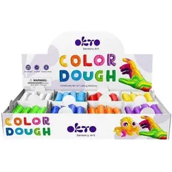 Okto Set bunte Spielknete 96 Stück, 8 Farben