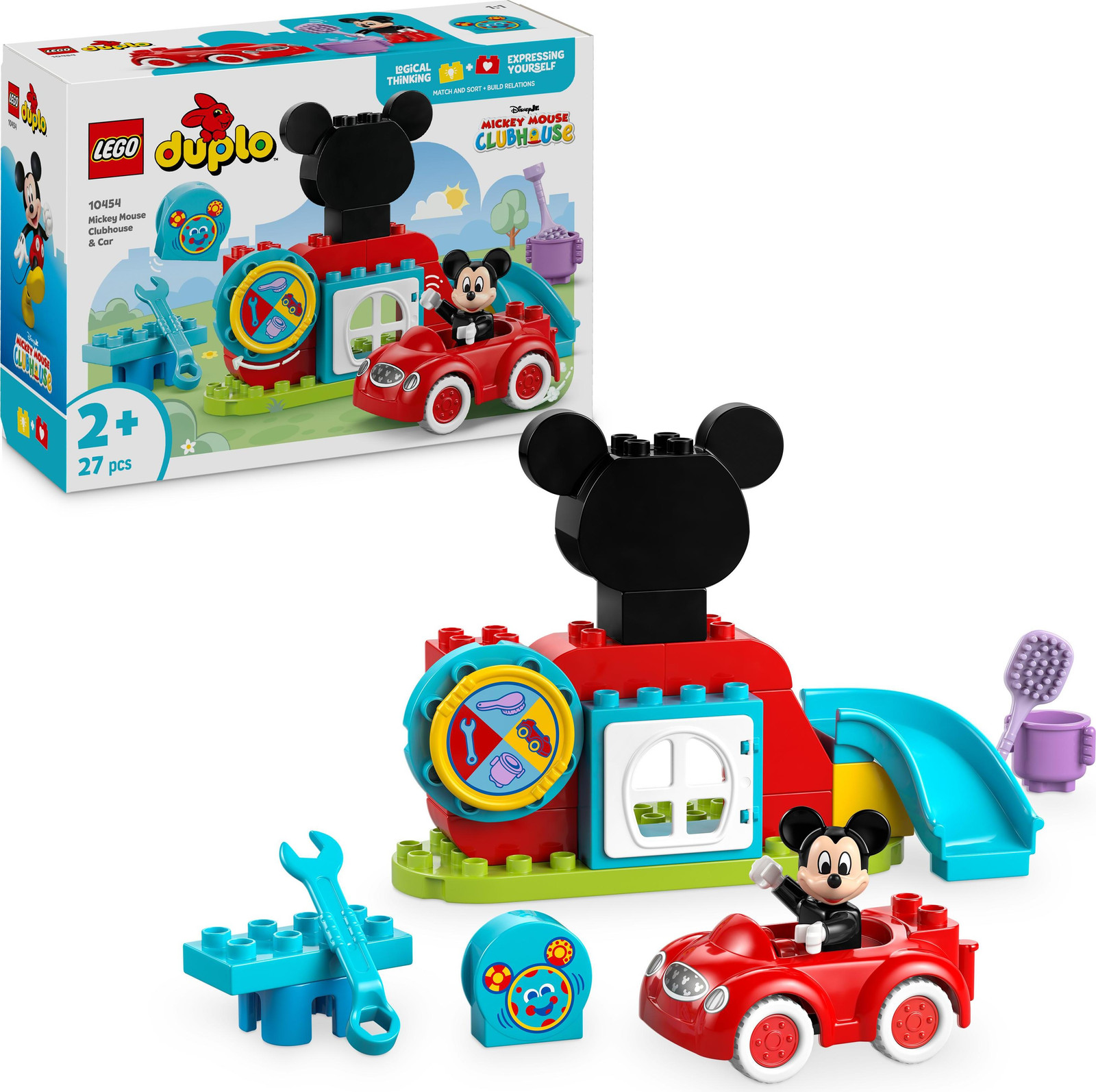 LEGO DUPLO Disney Mickey Mouse's Clubhouse en auto 10454
