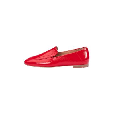 Slipper LLOYD "Hochwertiger Slipper", Damen, Gr. 4, rot, Leder, unifarben, Schuhe Slipper, mit klassischem Design