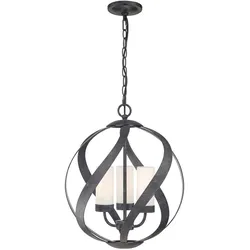 Pendelleuchte Hängelampe Deckenlampe Außenleuchte Balkonleuchte Glas Stahl IP44