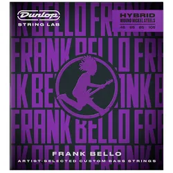 Dunlop Saiten E-Bass Dunlop Frank Bello Hybrid Ni/St Medium, 4-string, 45-105 - Saiten E-Bass