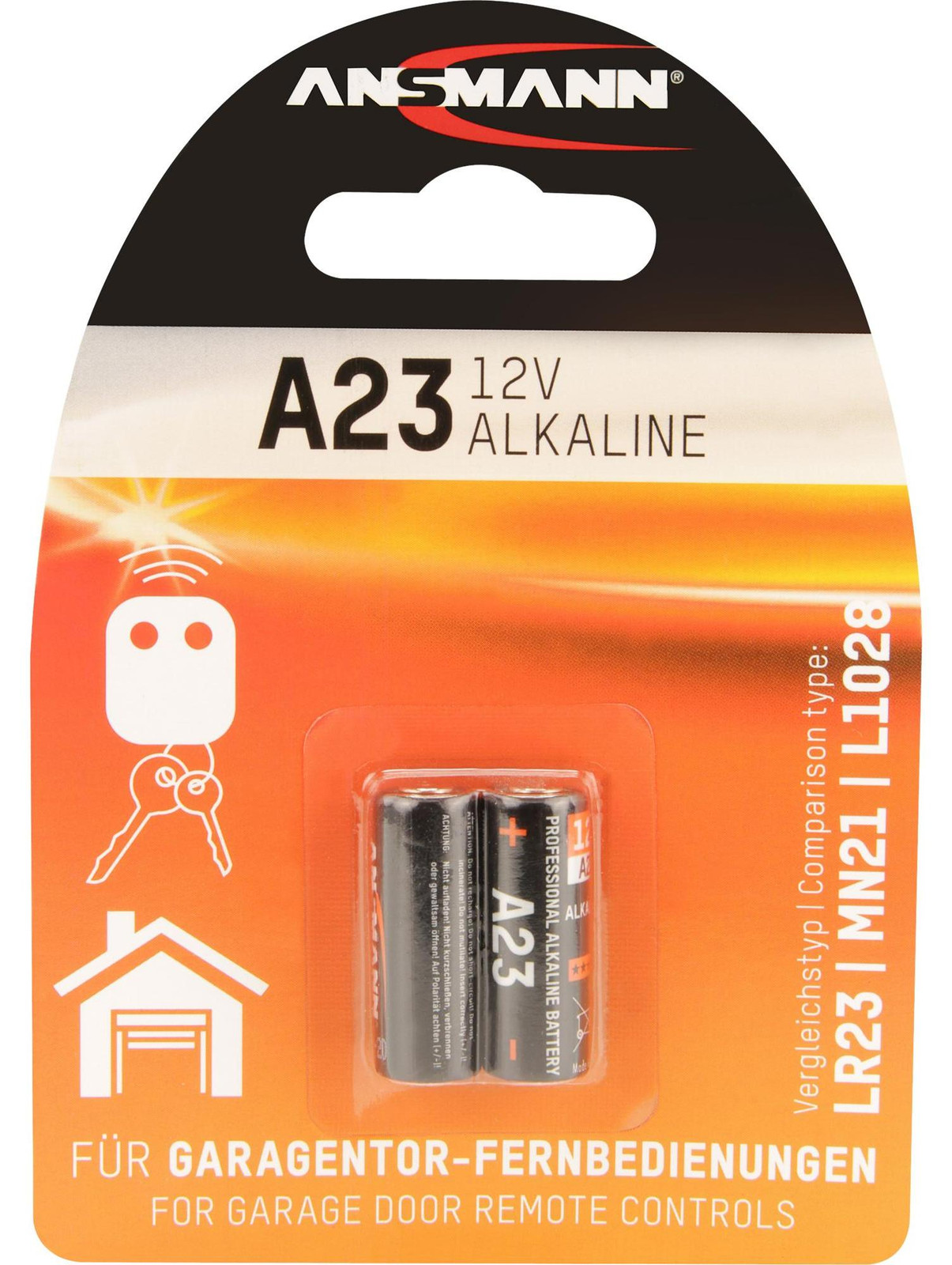 ANSMANN 1510-0024 A23 Batterijen 12,0 V