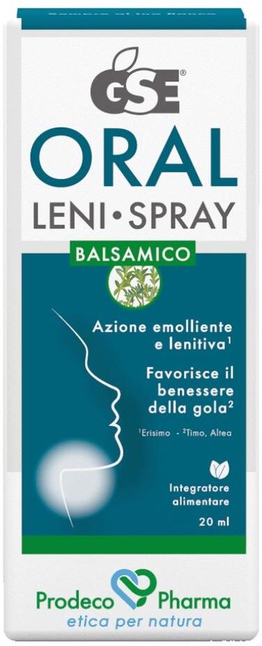 PRODECO PHARMA Srl GSE Oral Leni Spray 20ml