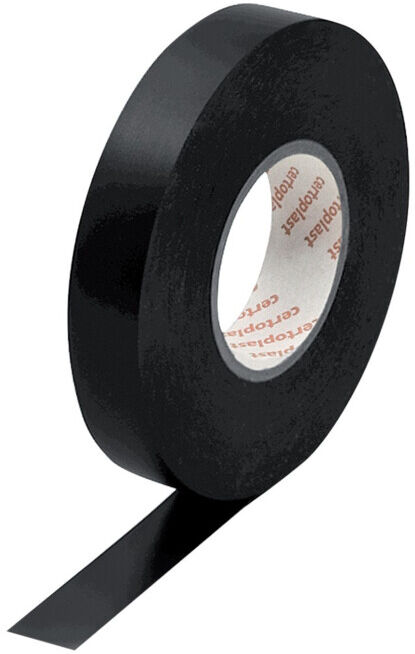 Certoplast Ruban isolant électrique noir 10 m x 15 mm (60100074)