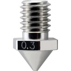 Micro-Swiss 3D Drucker Düse Passend für (3D Drucker): FlashForge Guider 3, FlashForge Guider 3 Plus 0.3mm Brass Plated Wear Resistant Nozzle M2610-03