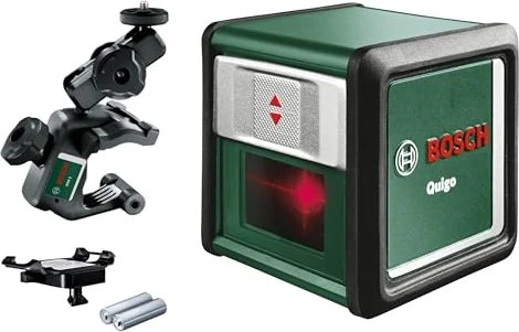 BOSCH Akku-Kreuzlaser Quigo, Universalhalterung MM 2 0.603.663.5Z0 (2× AAA)
